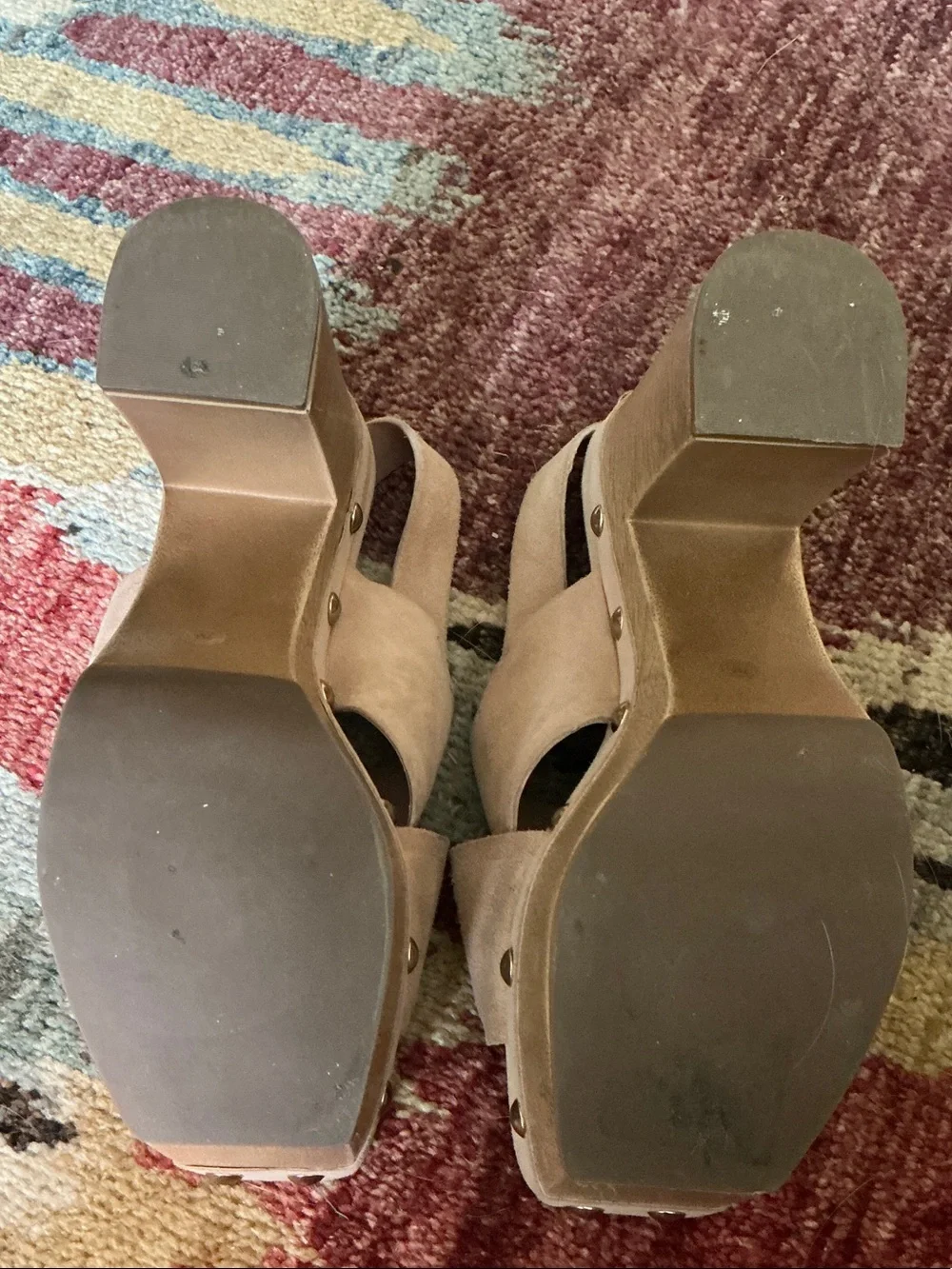 Vince Camuto suede upper